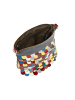 IZIA Women Messenger Bag in Dark Red Multicolor