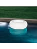 Intex Schwimmender Ottomane (rund, 86x33cm) ohne LED Funktion in weiß
