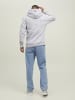 Jack & Jones Kapuzenpullover in Light Grey Melange