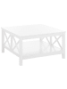 Beliani Couchtisch LOTTA in Weiß - (W) 80 x (H) 45 x (L) 80 cm