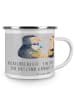 Mr. & Mrs. Panda Camping Emaille Tasse 12 Hochzeitstag Nickelhoc... in Heather Grey