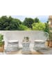 Beliani 5-tlg Bistro Set MESYNA in Weiß/Beige