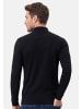 Ragman Langarmshirt Basic in Schwarz