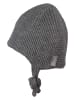 Sterntaler Beanie Waffeloptik in rauchgrau