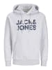 Jack & Jones Kapuzenpullover in White Melange