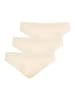 Teyli 3er pack: Klassische Damen-Strings Brazistri in beige
