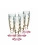 Villeroy & Boch 4er Set Sektgläser Boston Pearl 120 ml bunt in bunt