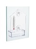 relaxdays 2 x Fenster-Vogelfutterhaus in Transparent