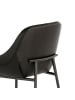 Angel Cerdá Hocker 4100 in Schwarz/Grau – (B)51 x (H)90 x (T)50 cm