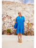 Ulla Popken Hemdblusenkleid in petrolblau