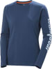 Helly Hansen Longsleeve "Classic Logo" in Grau