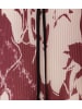 Aniston SELECTED Plisseekleid in creme-bordeaux-silber