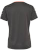 Hummel Hummel T-Shirt Hmlauthentic Multisport Damen Atmungsaktiv Schnelltrocknend in ASPHALT