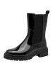 Marco Tozzi Chelsea Boot in BLACK PAT.