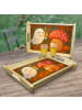 Mr. & Mrs. Panda Bett-Tablett Gespenst  Prost  Design ohne Spruch in Weiß