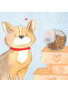 Mr. & Mrs. Panda Leckerli Glas Pharaonenhund Moment mit Spruch in Grau Pastell