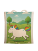 Mr. & Mrs. Panda Jutebeutel Einhorn Happy Design ohne Spruch in Weiß