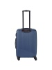 travelite Bali - 4-Rollen-Trolley M 67 cm (weiß/cognac) in blau
