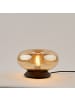 s.LUCE Tischleuchte Cruet E27 Up & Low Glas mit Schalter in Amber