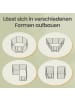 Feandrea Kleintiergehege Dack in Schwarz - (B)160 x (H)100 x (T)160 cm