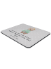 Mr. & Mrs. Panda Maus Pad Chef Herz mit Spruch in Grau Pastell