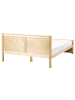 Beliani Doppelbett DAUPHIN in Braun - (W) 149 x (H) 82 x (L) 206 cm