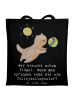 Mr. & Mrs. Panda Tote Bag Volleyball Sprung mit Spruch in Schwarz
