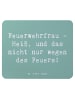 Mr. & Mrs. Panda Mauspad Spruch Feuerwehrfrau Heiß mit Spruch in Meeresbrise