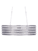 Beliani Pendelleuchten CAVONE in Silber - (W) 76 x (H) 108 x (L) 31 cm
