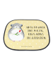 Mr. & Mrs. Panda Sonnenschutz Auto Chinchilla Blume mit Spruch in Gelb Pastell