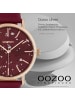 Oozoo Armbanduhr Oozoo Timepieces weinrot groß (ca. 42mm)