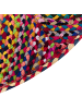 Beliani Kurzflor LADIK in Bunt/Rot - (W) 140 x (H) 1.2 x (L) 140 cm