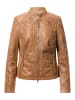 JILANI Damen Lederjacke in Cognac