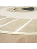 KADIMA DESIGN Kinderteppich waschmaschinenwaschbar Löwe Kinderzimmer in Beige