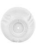 Beliani Outdoor Blumentopf ARPONE in Weiß - (W) 44 x (H) 43 x (L) 44 cm