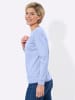 WITT WEIDEN Rundhals-Shirt in taubenblau + eisblau