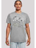 F4NT4STIC T-Shirt Tom und Jerry Cartoon Dept in grau meliert
