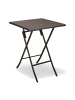 relaxdays Gartentisch Bastian in Braun - (B)61,5 x (H)74 x (T)61,5 cm