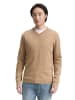 Tom Tailor Pullover in hazel brown melange