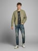 Jack & Jones Leichte Bomber Jacke Übergangs Blouson JJERUSH in Grün-2