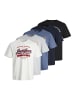 Jack & Jones T-Shirt 'Logo' in mehrfarbig