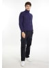 MO Herren Pullover Mit Zopfstrick in Marine