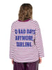 Studio Untold Langarmshirt in maulbeere