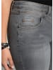 sheego Gerade Jeans in grey denim
