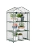 Outsunny Gewächshaus 69L x 49B x 125H cm Transparent