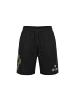 County of Milan Schwarz Baumwolle Bermudashorts