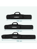 relaxdays Angeltasche Rutentasche in Schwarz - 130 cm