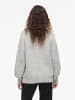 Vila Strickjacke in Medium Grey Melange