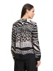 Betty Barclay Longbluse mit Stehkragen in Schwarz/Beige