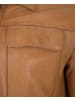 Milestone Lederjacke Lammnappa in Gebranntes Orange